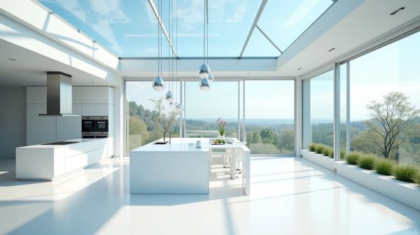 Optimiser l'espace avec une verrière cuisine moderne